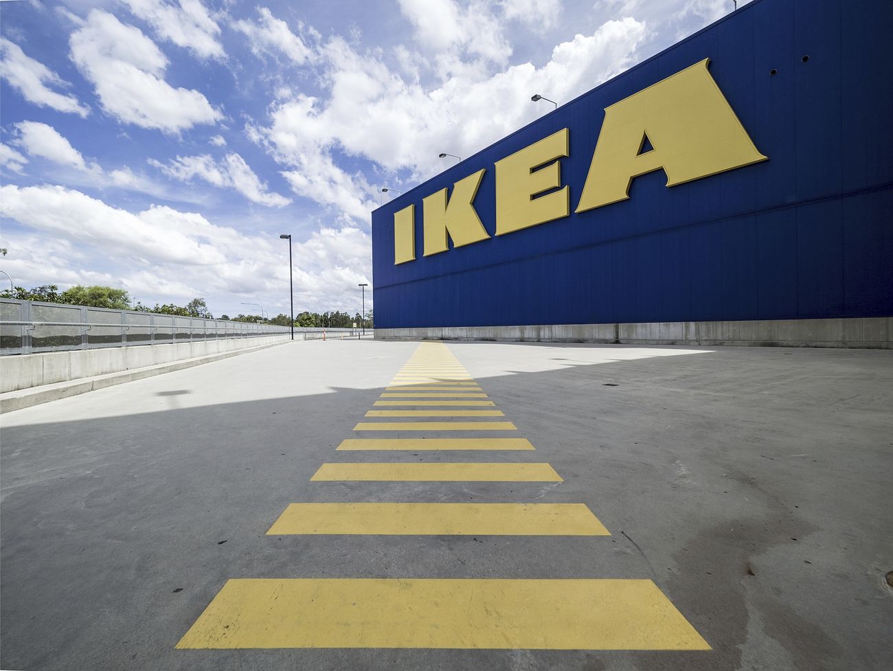 IKEA, furniture warehouse store. Location